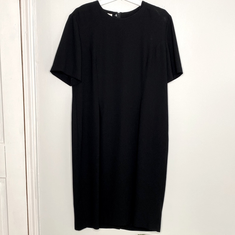 Leslie Fay | Vintage Black Dress | size 16